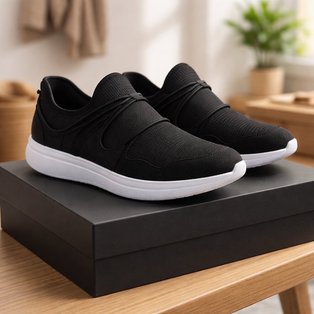 CLARKS Cloudstepper Shoes Sneakers Women's Size 7.5 M Black